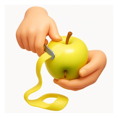 Convert the uploaded image into a 3D Apple-style emoji — preserve the key shapes, colors, and overall composition of the original image. Simplify the forms into clean. Apply glossy textures, soft lighting, smooth shading, and render everything in Apple emoji style on a clean white background

 sticker