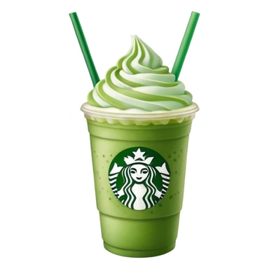 frappe Matcha Starbucks sticker