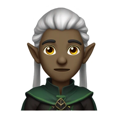 male nightbor elf warlock to silence  sticker