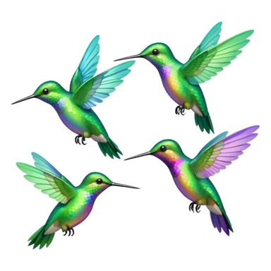Hummingbirds  sticker