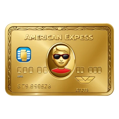 american express gold card sticker