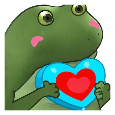 Light blue bedazzled heart sticker