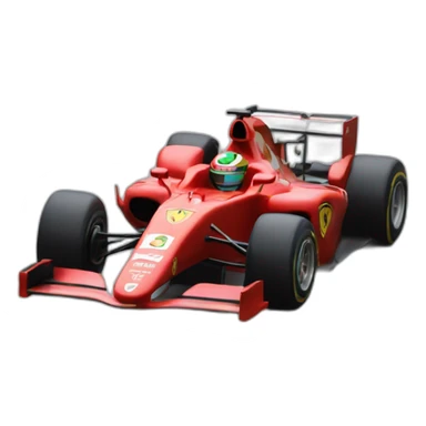 F1 ferrari car sticker