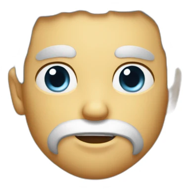 strong muscilar male face mewing sticker