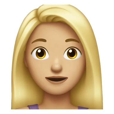 girl blonde making chad face sticker