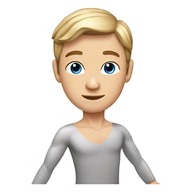 ballet dance male caucasian sticker