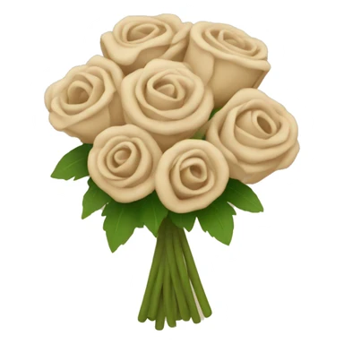 beige boquet sticker