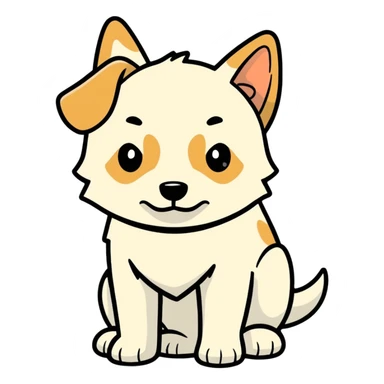 dog with the thousand yard stare sticker