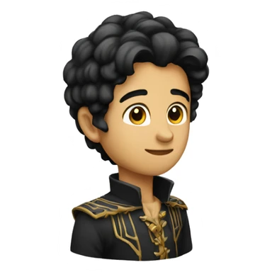 Corazon vendado color negro sticker