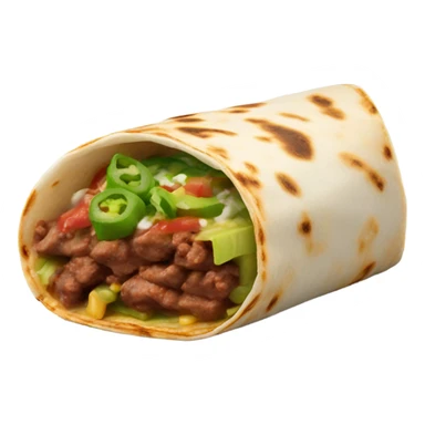 Chipotle carne asada burrito  sticker