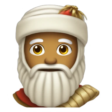 mummy claus sticker