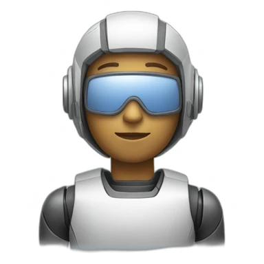 Robotic software engineer sticker