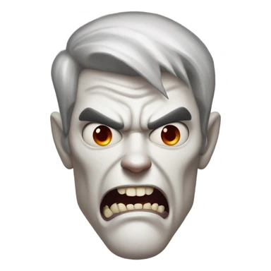 Spider-Man as ghost vampire angry sticker