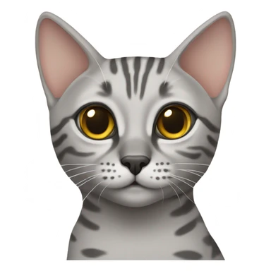 Egyptian Mau kitty sticker