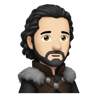 Jon snow sticker