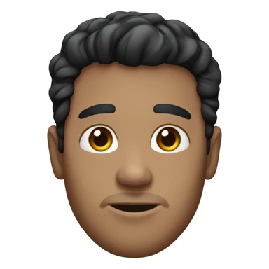 man, red t-shirt, black hair, light skin, blue eyes sticker