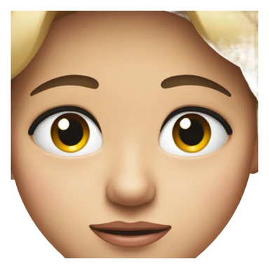 raising one eyebrow  sticker