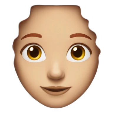 red long hair woman smiling blue eyes nose piercing sticker