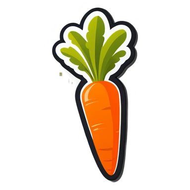 carrot sticker