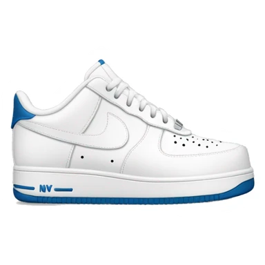 white airforce one shoes sticker