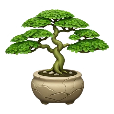 Shallow Flintstones bonsai  sticker