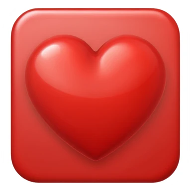 Corazón rojo sticker