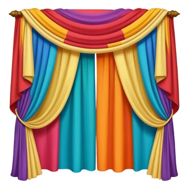 Drapes of colors for image consulting sticker