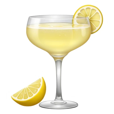 French 75 cocktail sticker