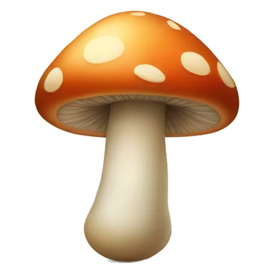 mushroom with face  sticker
