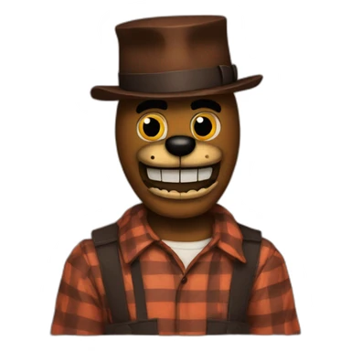 Freddy fnaf  sticker