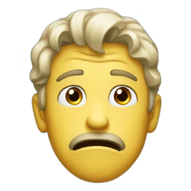 desperate emoji sticker