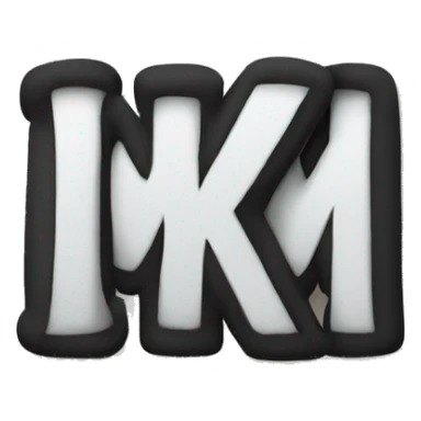 ligature of km sticker