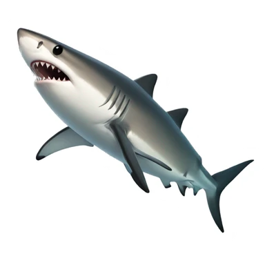 Black tip shark sticker