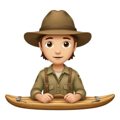 ranger on a raft sticker