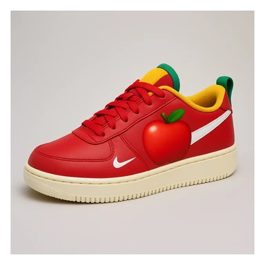 Сгенерируй мне кроссовки Nike стиле эпл емодзи sticker