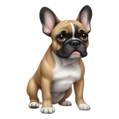 french bulldog said hector sticker
