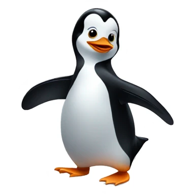 penguin dancing sticker