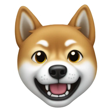 Shiba rage face sticker