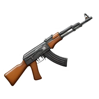 A detailed ak 47 sticker
