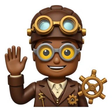 Steampunk Inventor lego sticker