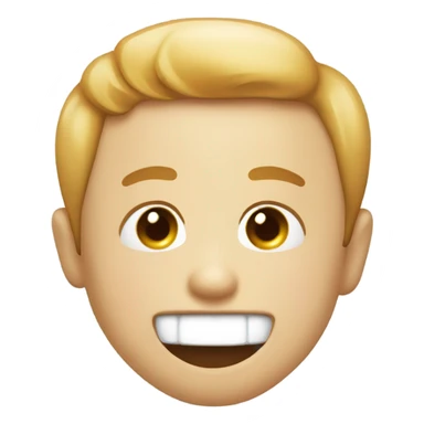 Smile with tongue out￼ sticker