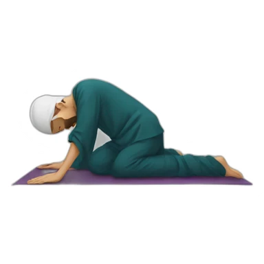 Sujood sticker