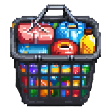 clothes basket with laundry sticker