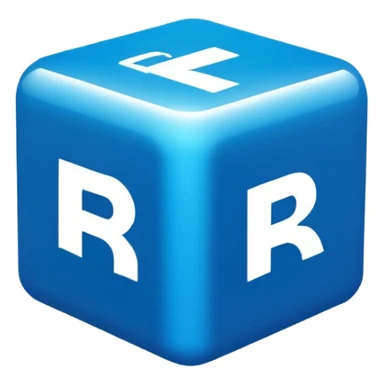 blue Roblox logo sticker