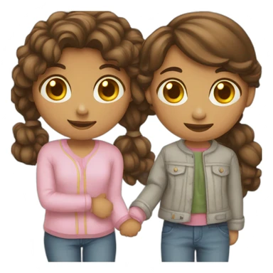 fille et garçon sticker