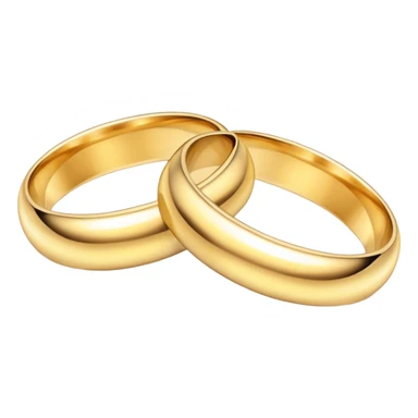 Wedding rings intertwined sticker