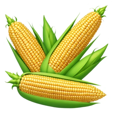 green corn cob sticker
