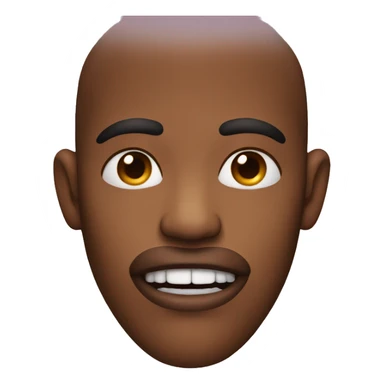 Person biting lip sticker