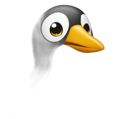 Un pingouin qui boit une bière sticker