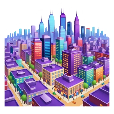 The Roku city screensaver sticker